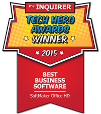SoftMaker Office HD: Gewinner bei den INQUIRER-Awards