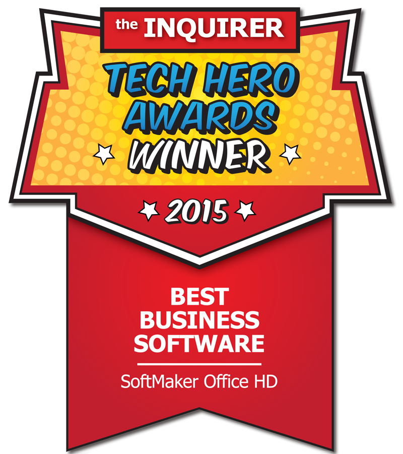SoftMaker Office HD gewinnt Auszeichnung von The INQUIRER
