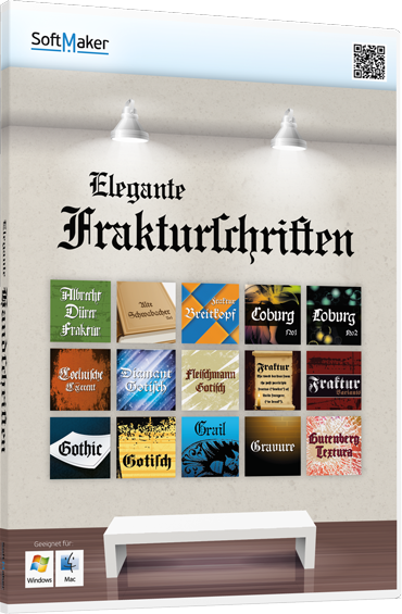 Elegante Frakturschriften