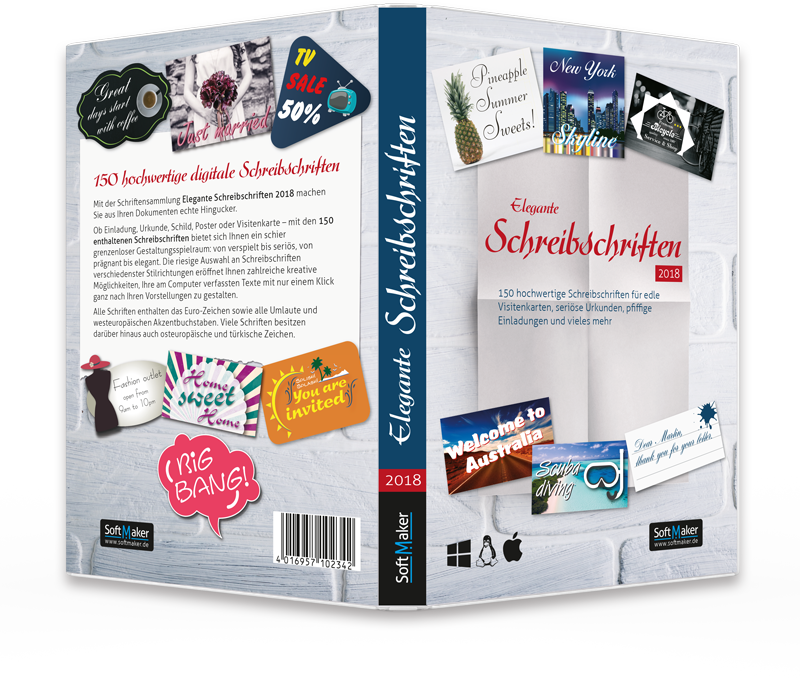 Box: Elegante Schreibschriften