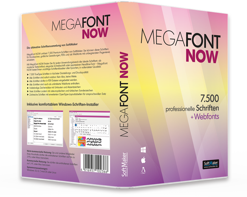 MegaFont NOW: Box