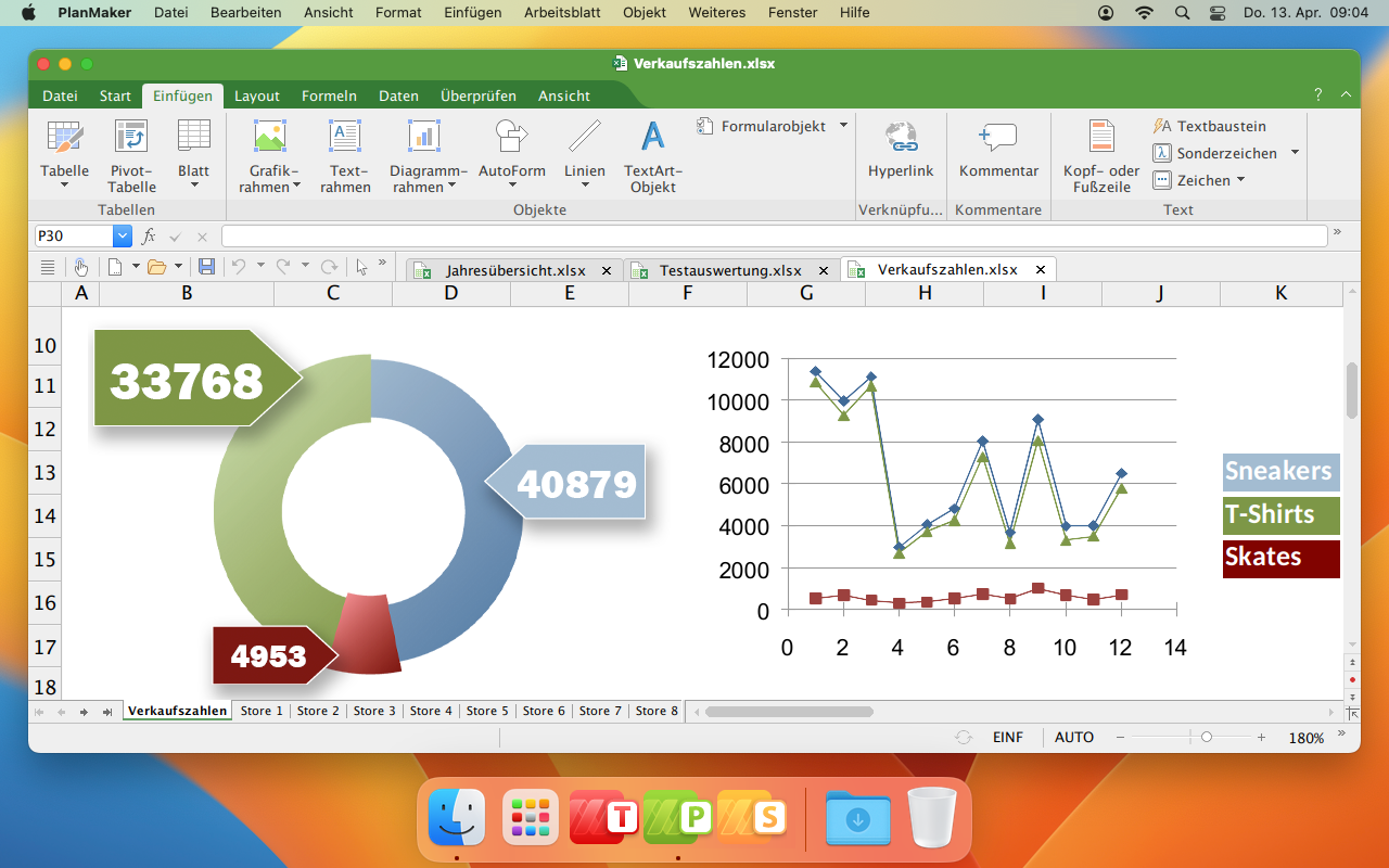 PlanMaker für Mac, die DSGVO-konforme Alternative zu Microsoft Excel.