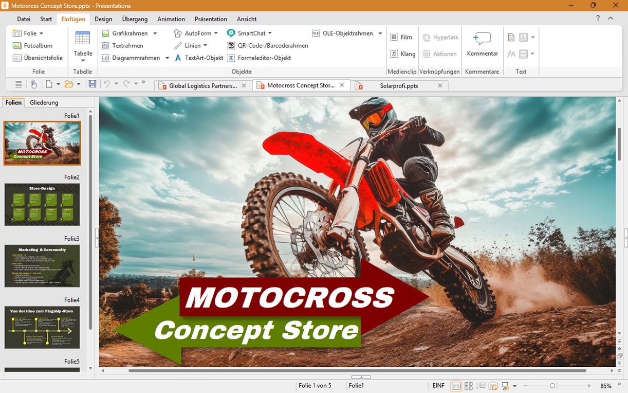 Presentations-Screenshot